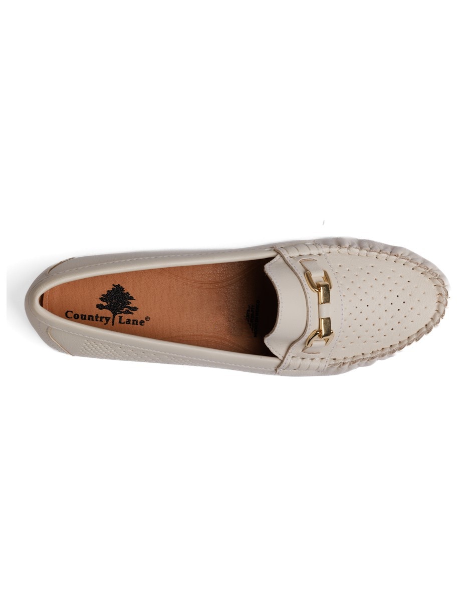 Mocasín Country Lane Lucy de piel para mujer