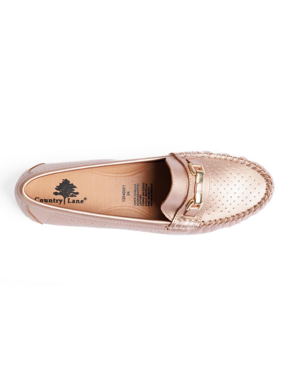 Mocasín Country Lane Lucy de piel para mujer