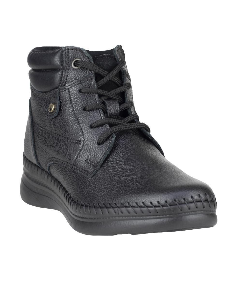 Bota al tobillo de piel para mujer Bota al tobillo de piel para mujer