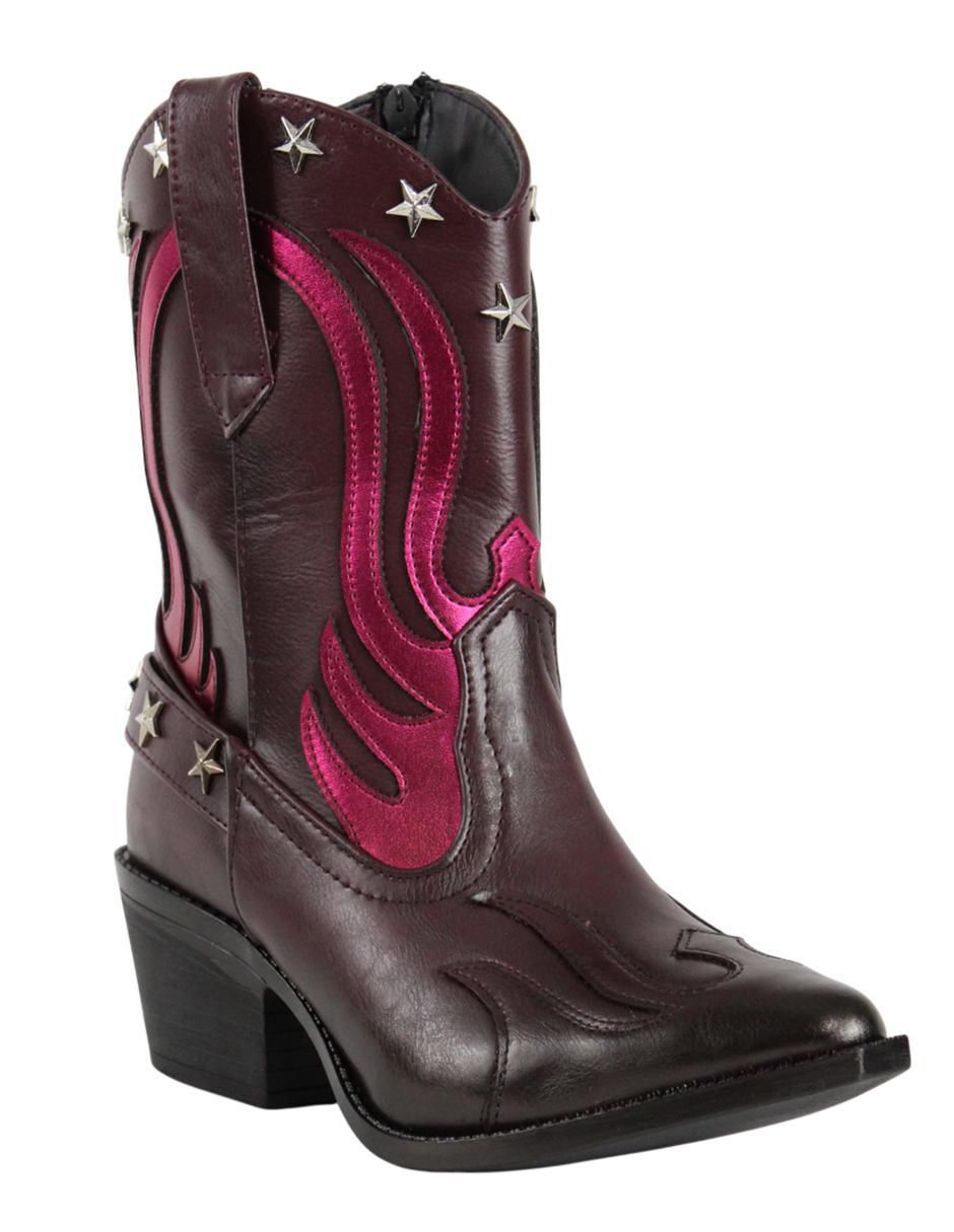 Bota arriba del tobillo kuali shoes cowboy para mujer