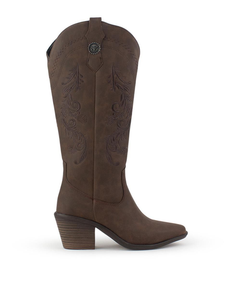 Bota cowboy abajo de la rodilla Gabriela's para mujer