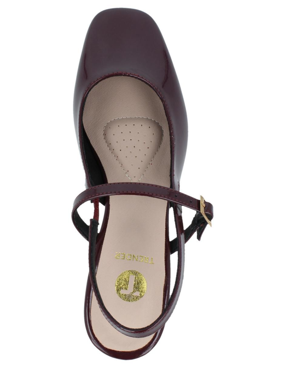 Balerinas Xgales 4121 de charol para mujer 2