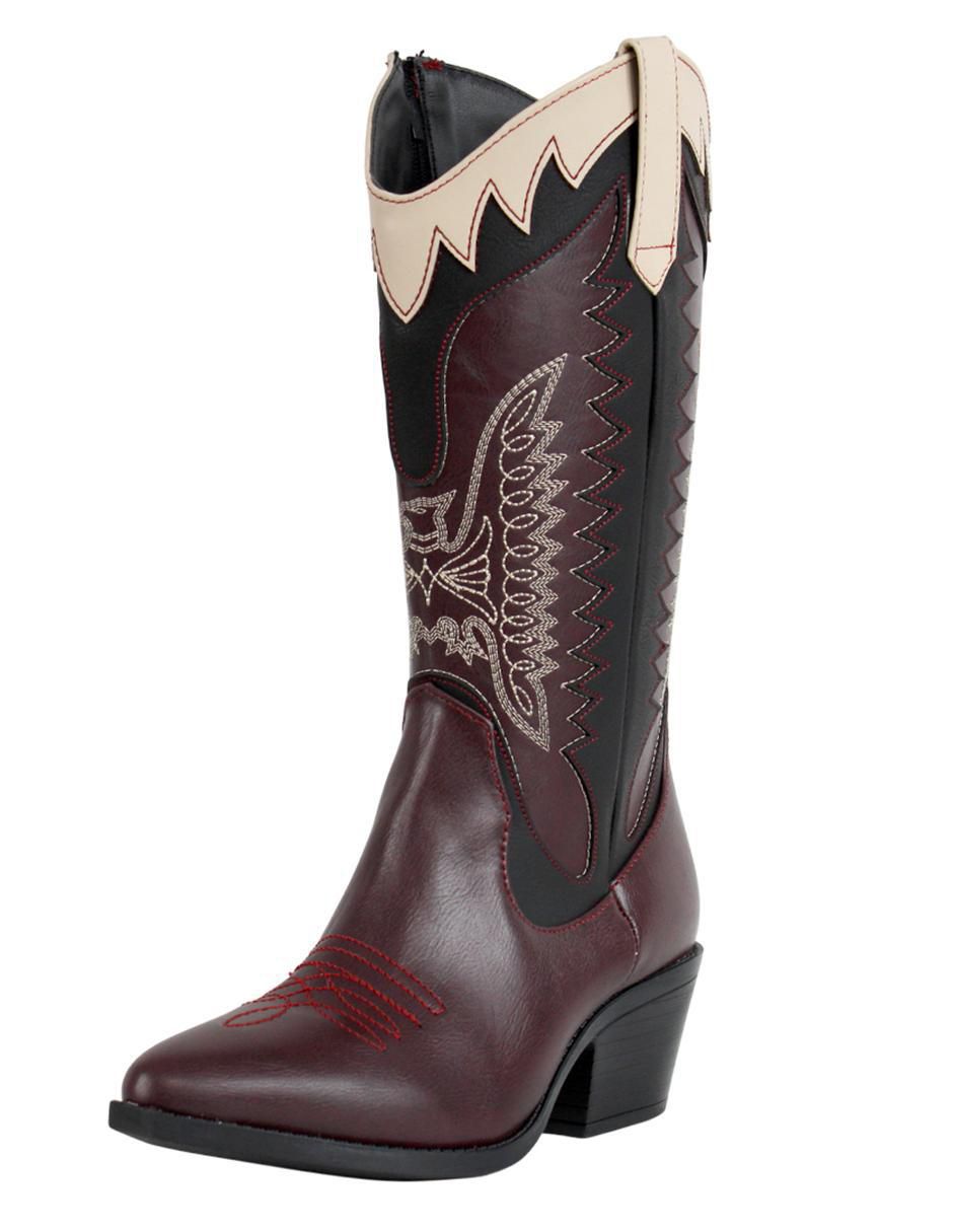 Bota cowboy abajo de la rodilla Kuali Shoes Vaqueras para mujer