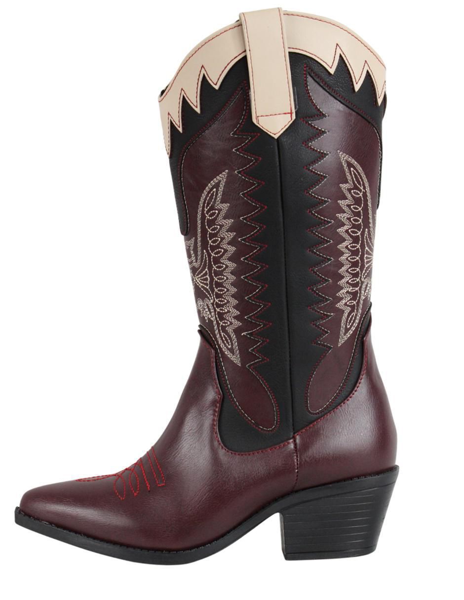 Bota cowboy abajo de la rodilla Kuali Shoes Vaqueras para mujer