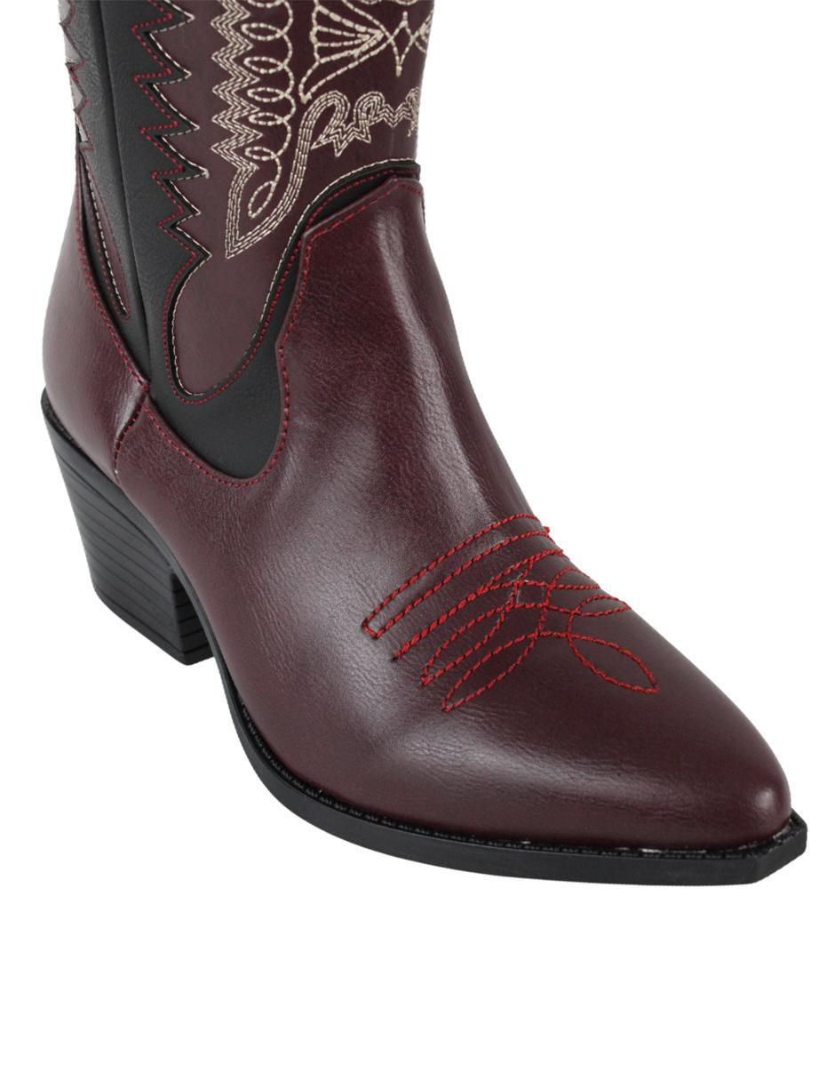 Bota cowboy abajo de la rodilla Kuali Shoes Vaqueras para mujer