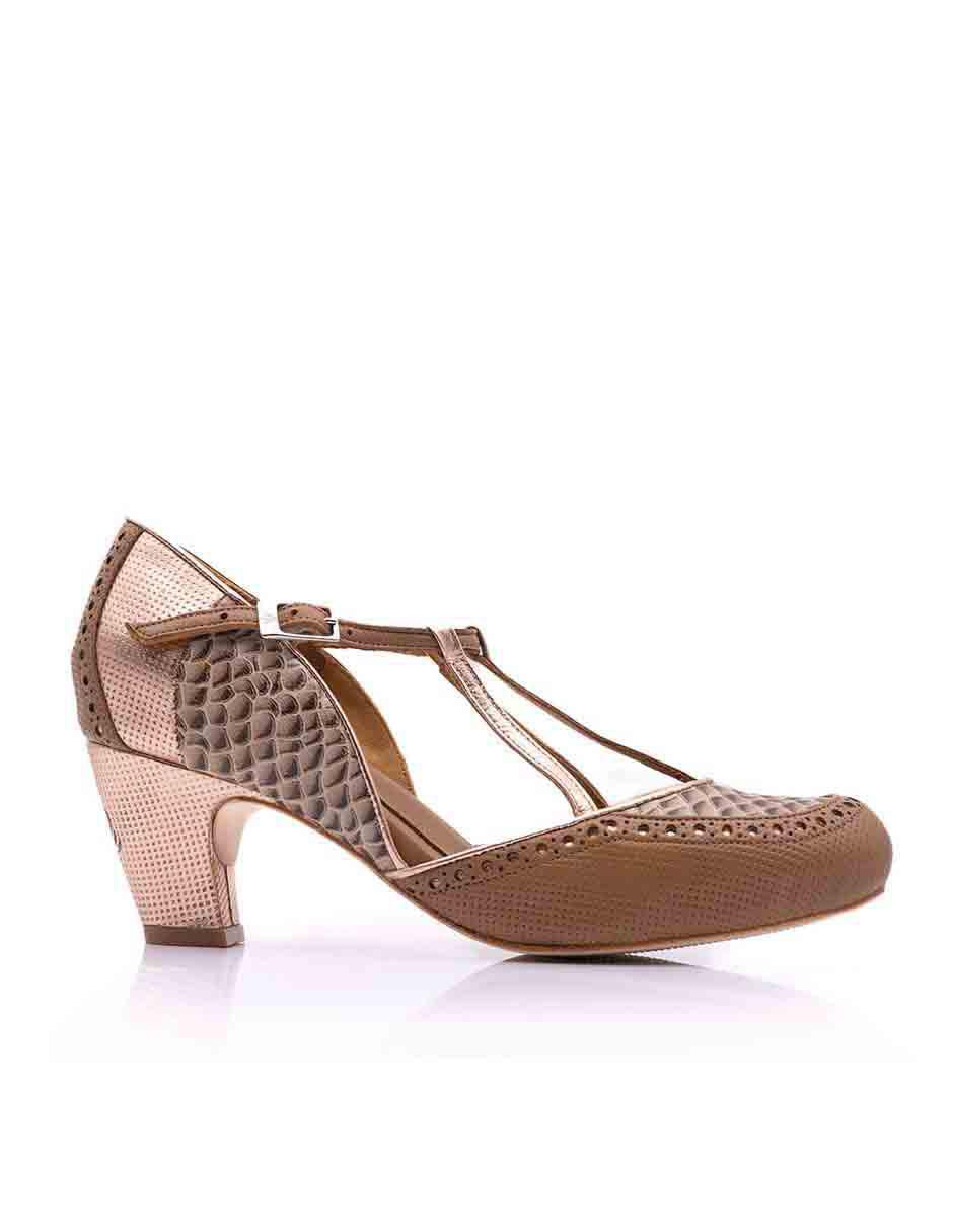 Zapatilla piel