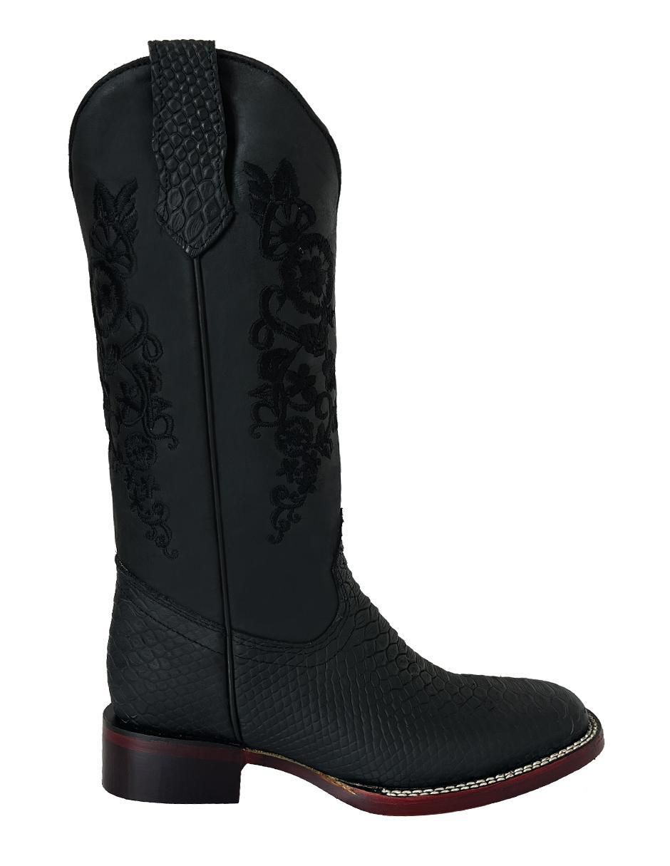 Bota cowboy media pierna Bdp Botas De Pedro de piel para mujer