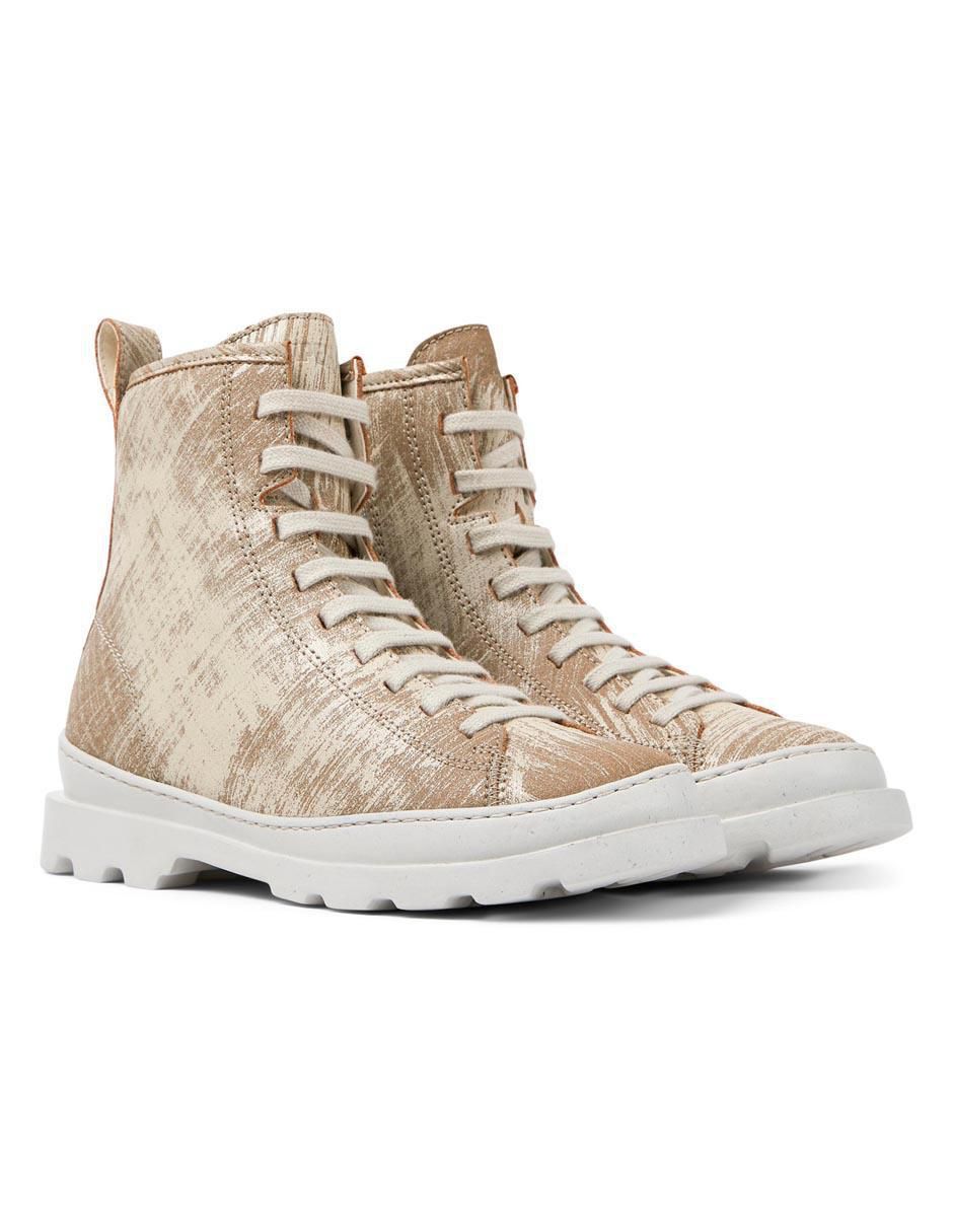 Bota arriba del tobillo Camper Brutus de piel para mujer