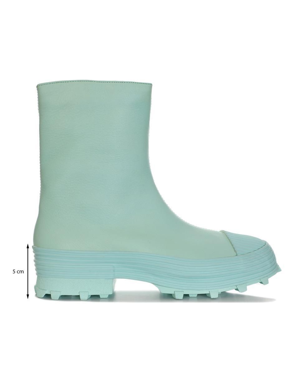 Bota media pierna Camper Traktori de piel para mujer