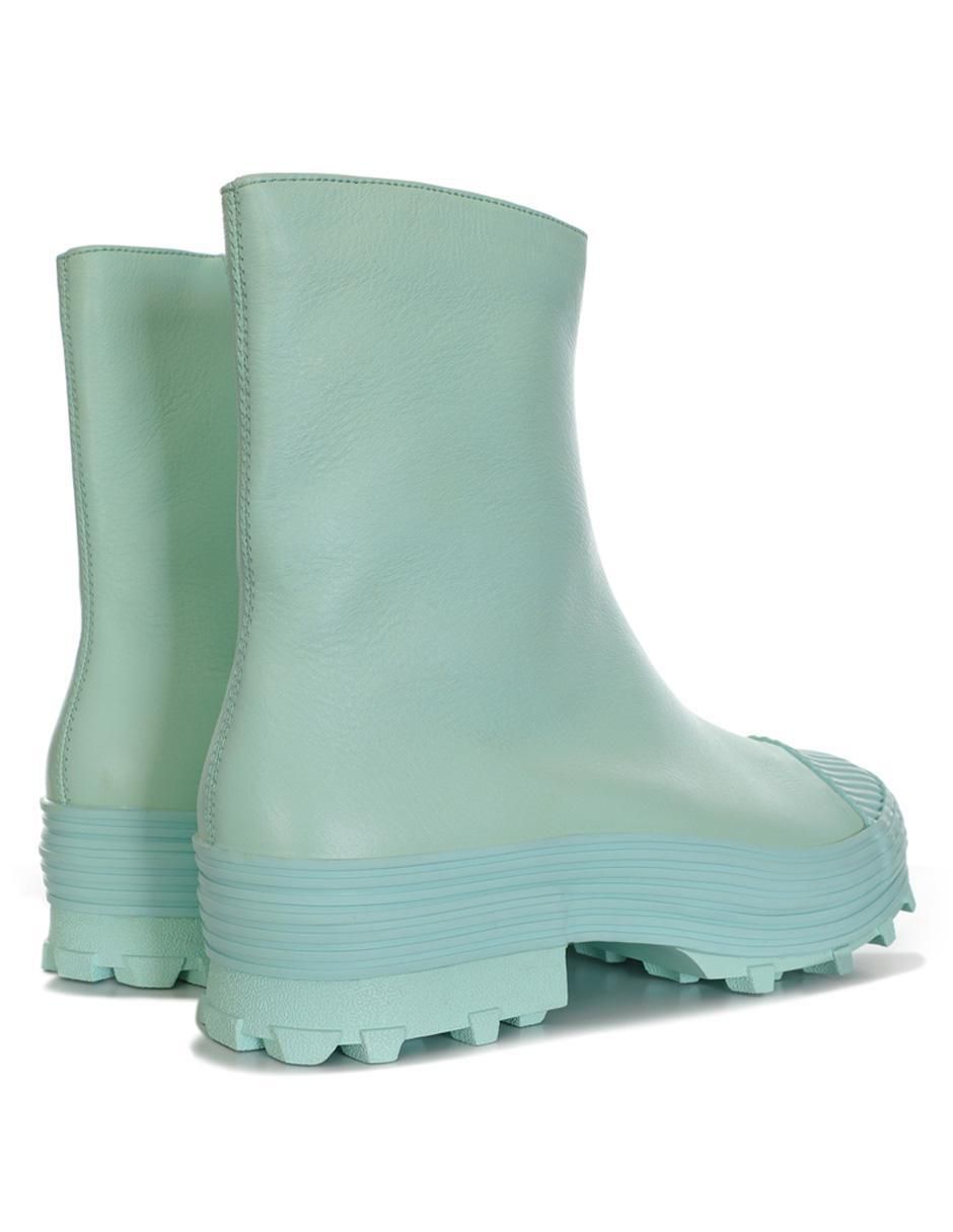 Bota media pierna Camper Traktori de piel para mujer