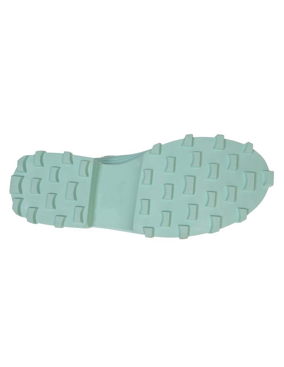 Bota media pierna Camper Traktori de piel para mujer