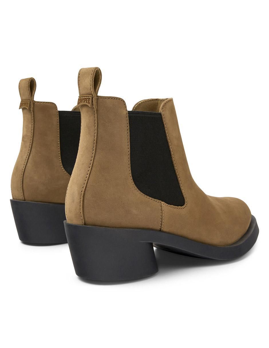 Botín arriba del tobillo Camper Bonnie de piel para mujer