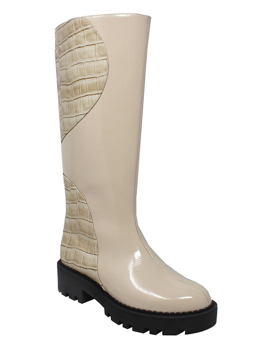 Bota abajo de la rodilla Regina Romero Irina de piel para mujer Bota abajo de la rodilla Regina Romero Irina de piel para mujer