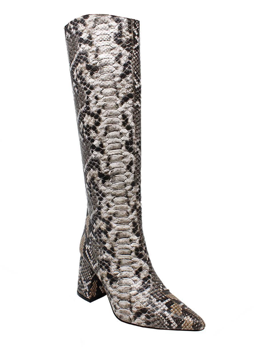 Bota abajo de la rodilla Regina Romero Brooklyn de piel para mujer