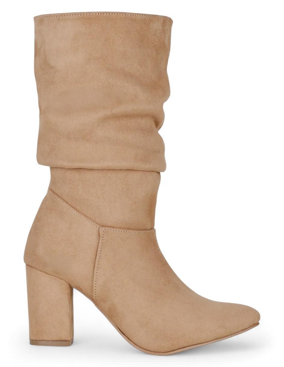 Bota media pierna para mujer
