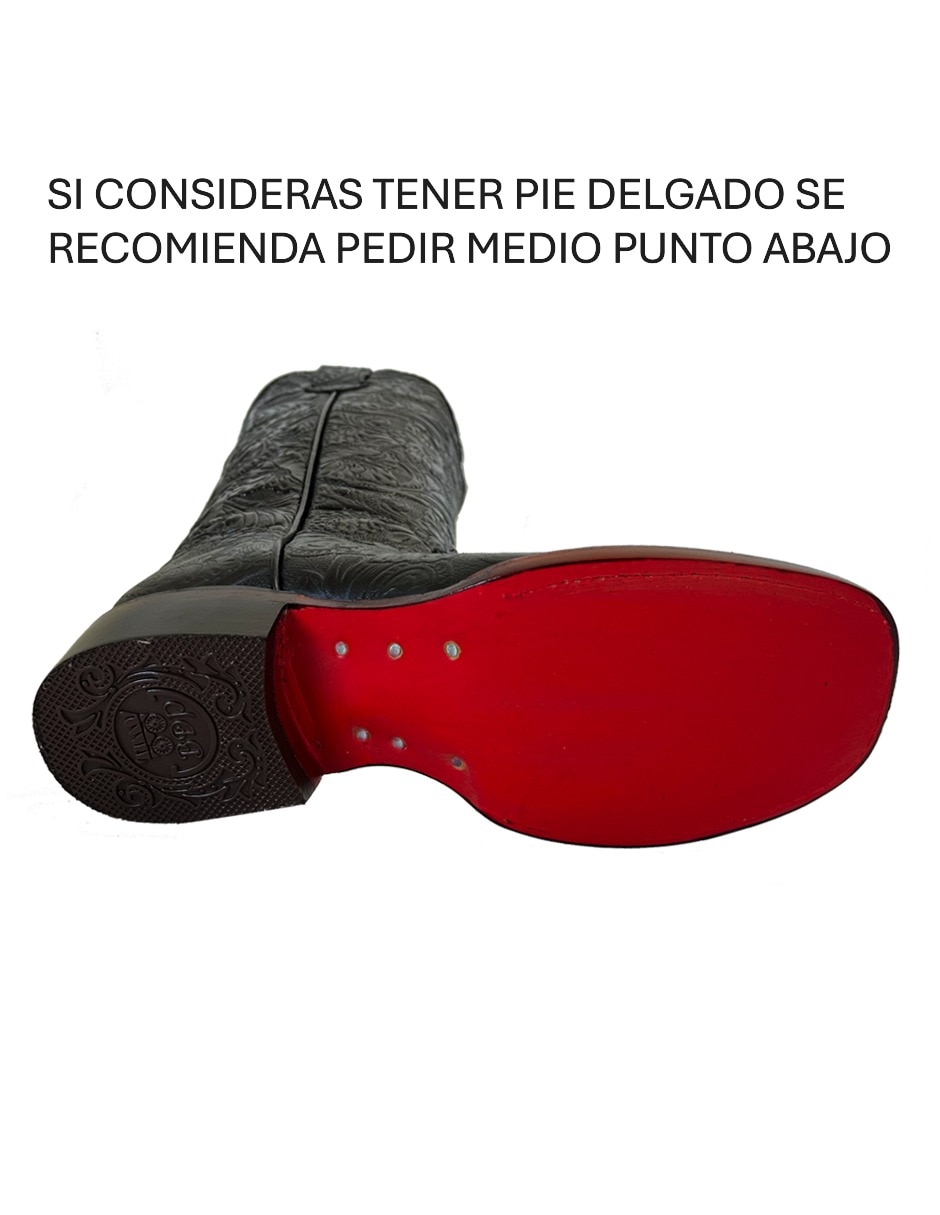 Bota cowboy media pierna Bdp Botas De Pedro de piel para mujer