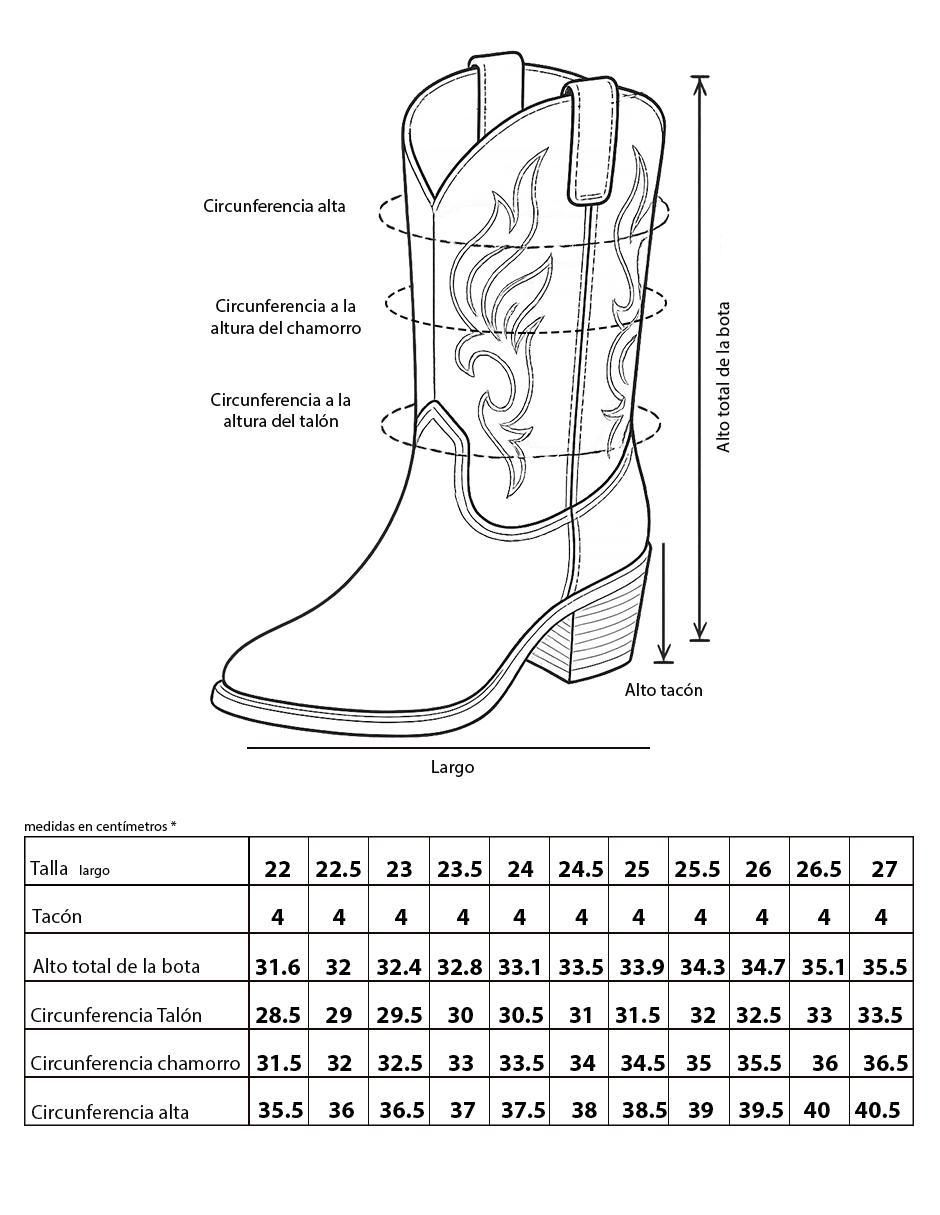 Bota cowboy media pierna Bdp Botas De Pedro de piel para mujer
