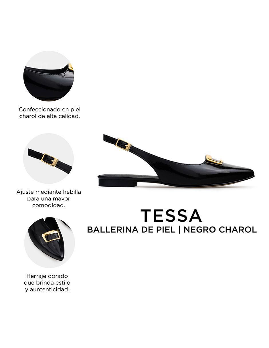 Balerinas de charol piel para mujer 7