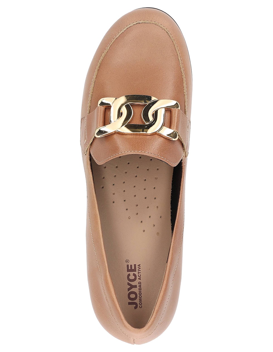 Mocasín Joyce de piel para mujer