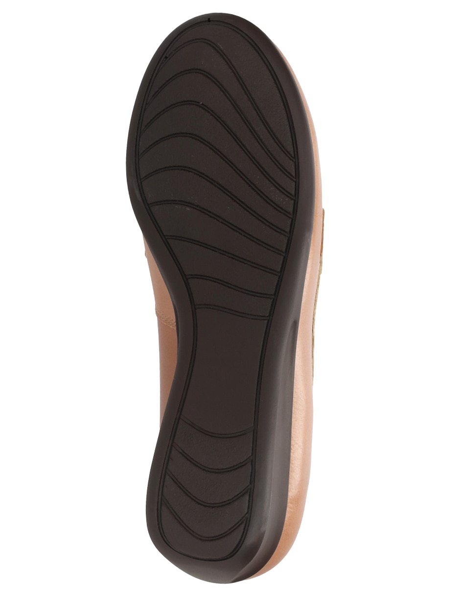 Mocasín Joyce de piel para mujer