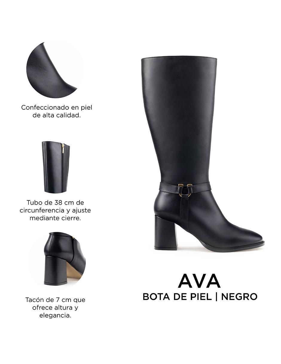 Bota a la rodilla Davenia de piel para mujer