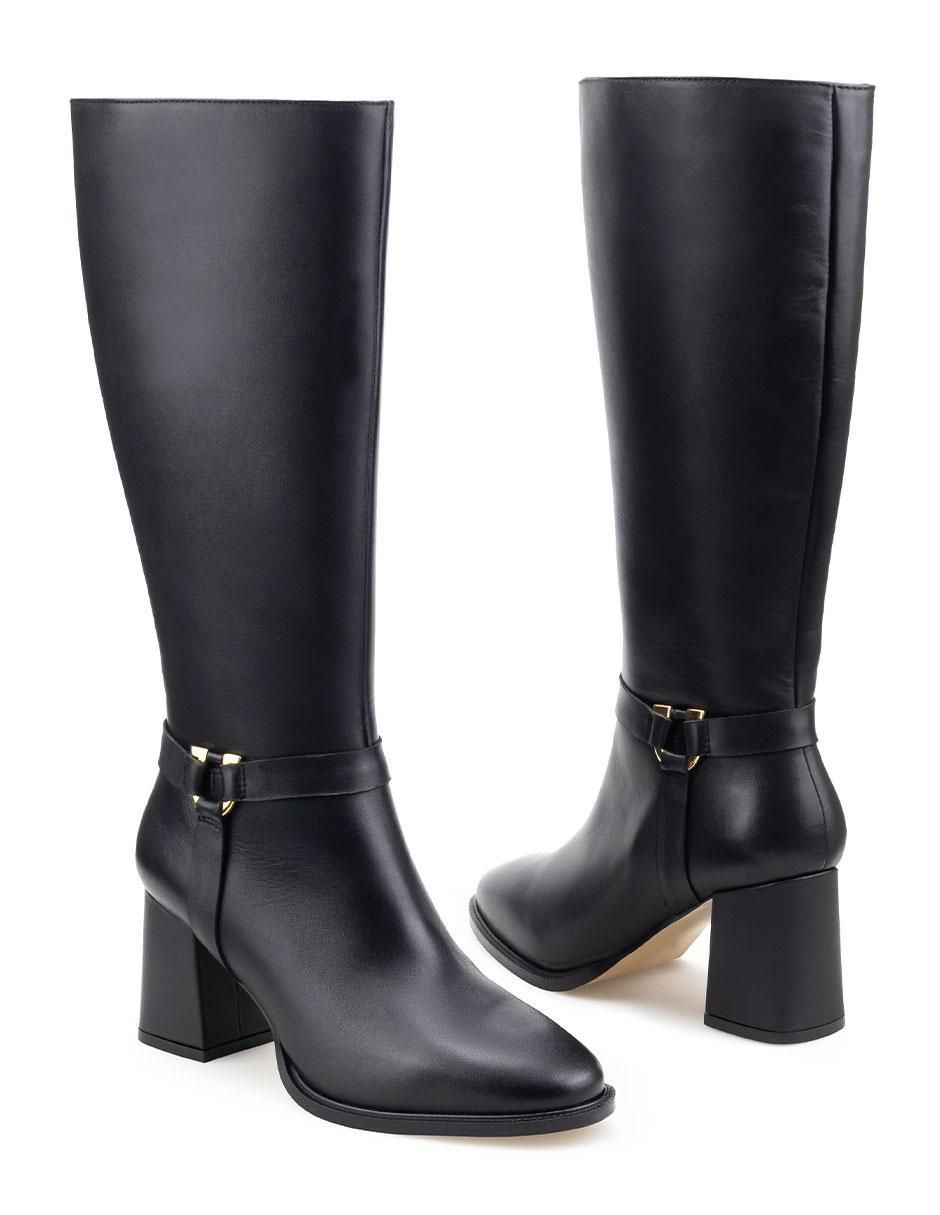 Bota a la rodilla Davenia de piel para mujer