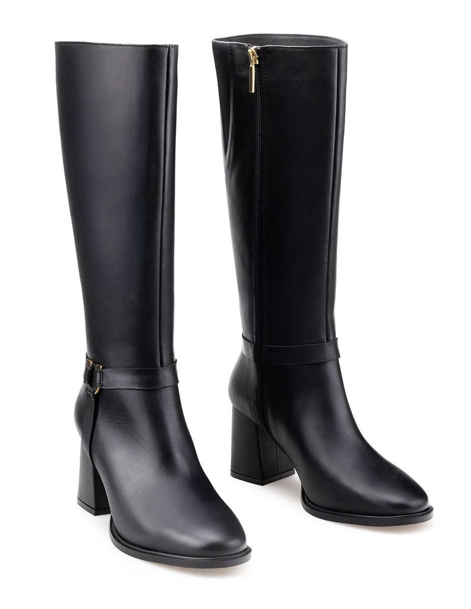 Bota a la rodilla Davenia de piel para mujer