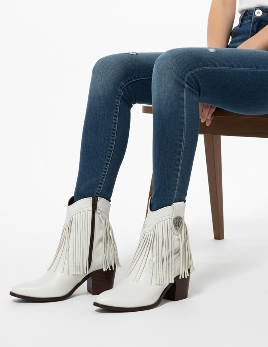 Botín al tobillo kuali shoes para mujer