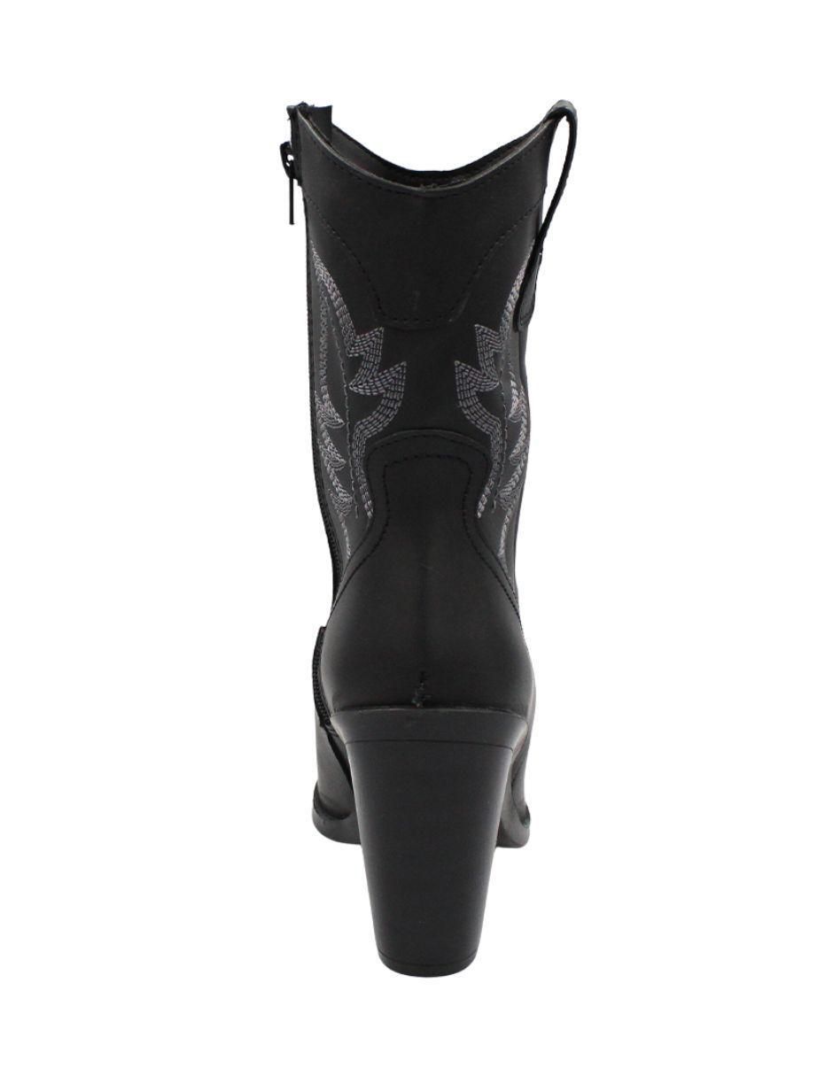 Bota cowboy arriba del tobillo Senties para mujer