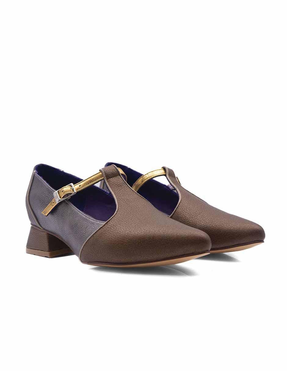 Zapatilla piel