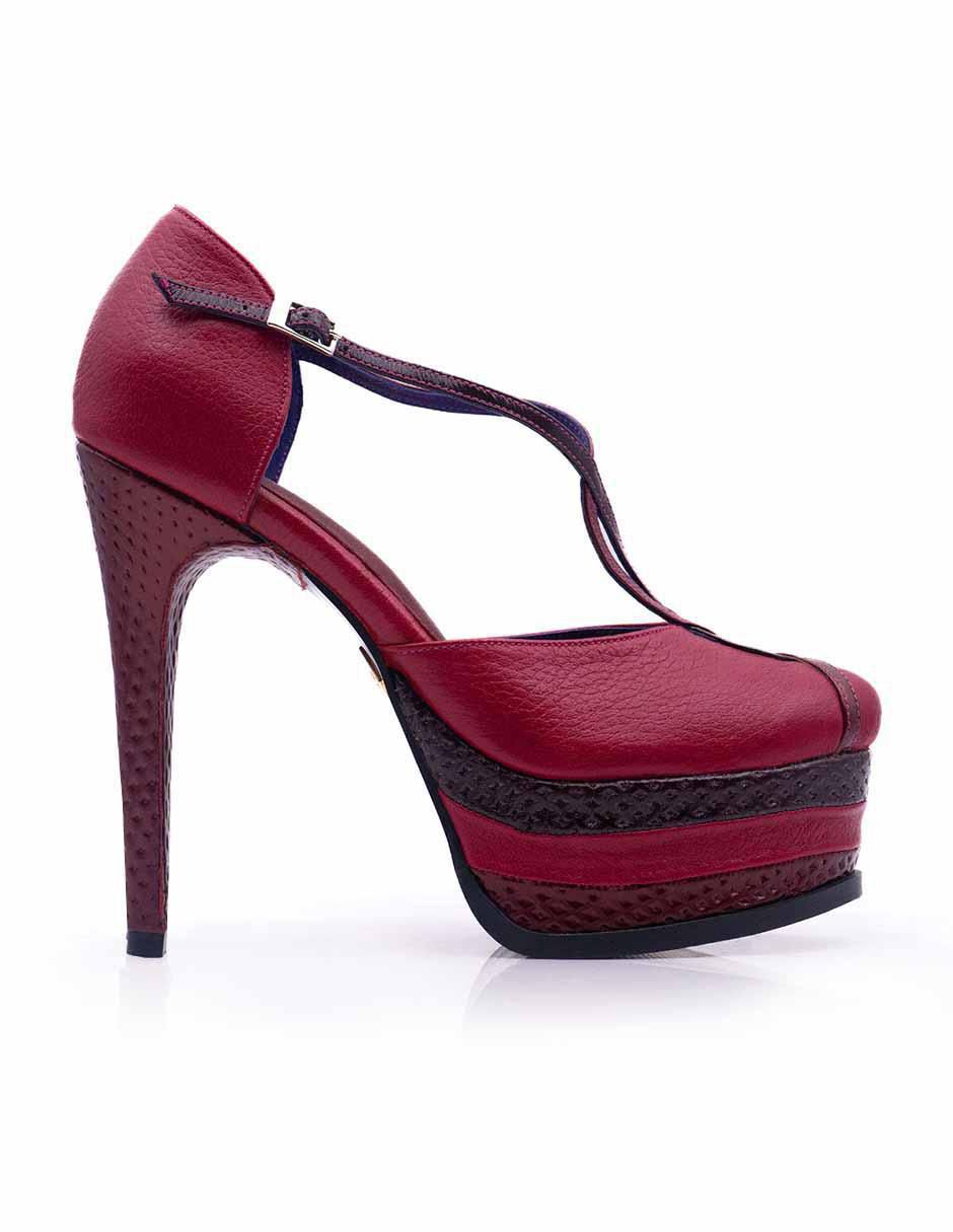 Zapatilla piel