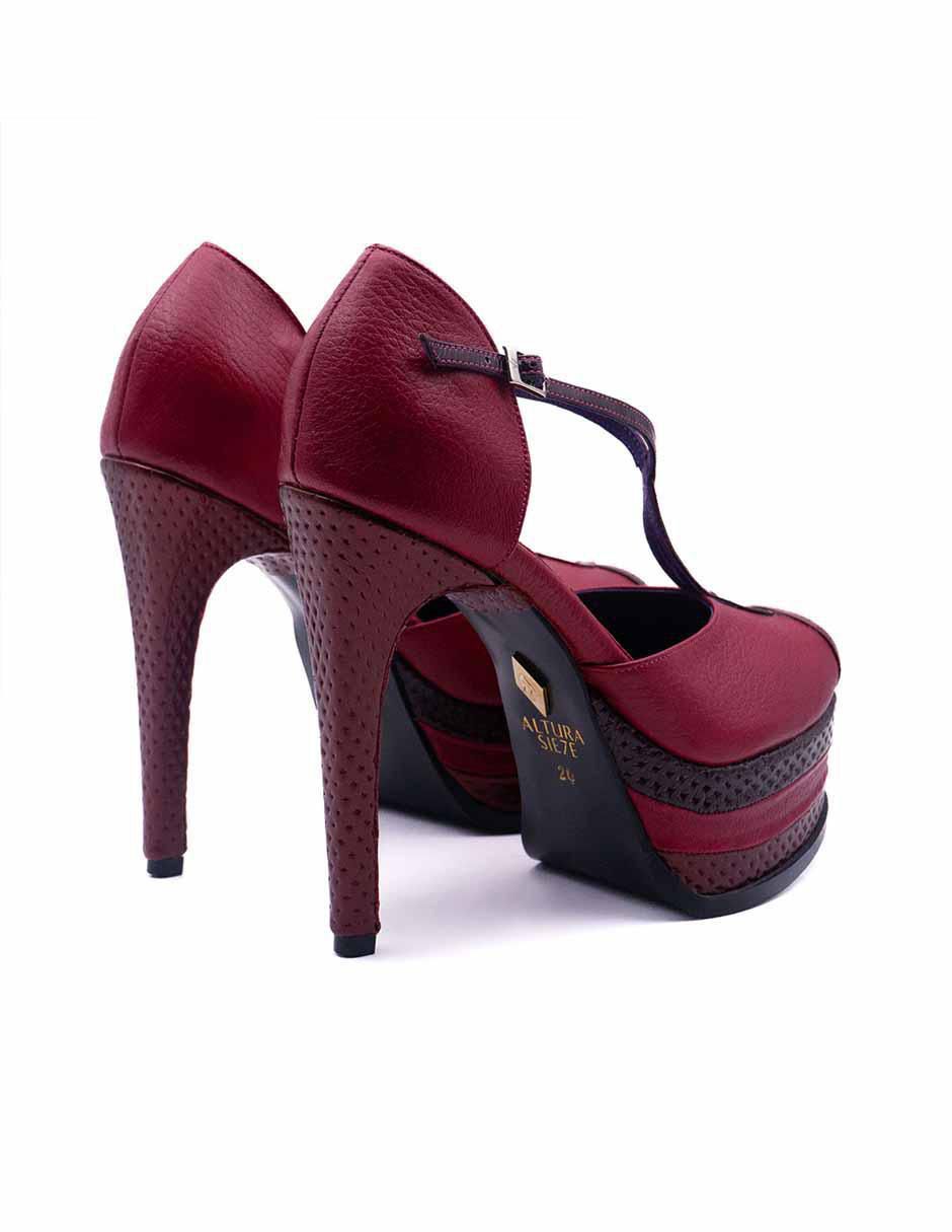 Zapatilla piel