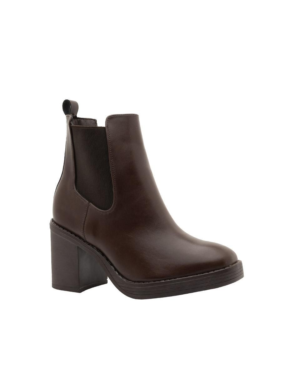 Bota chelsea al tobillo para mujer