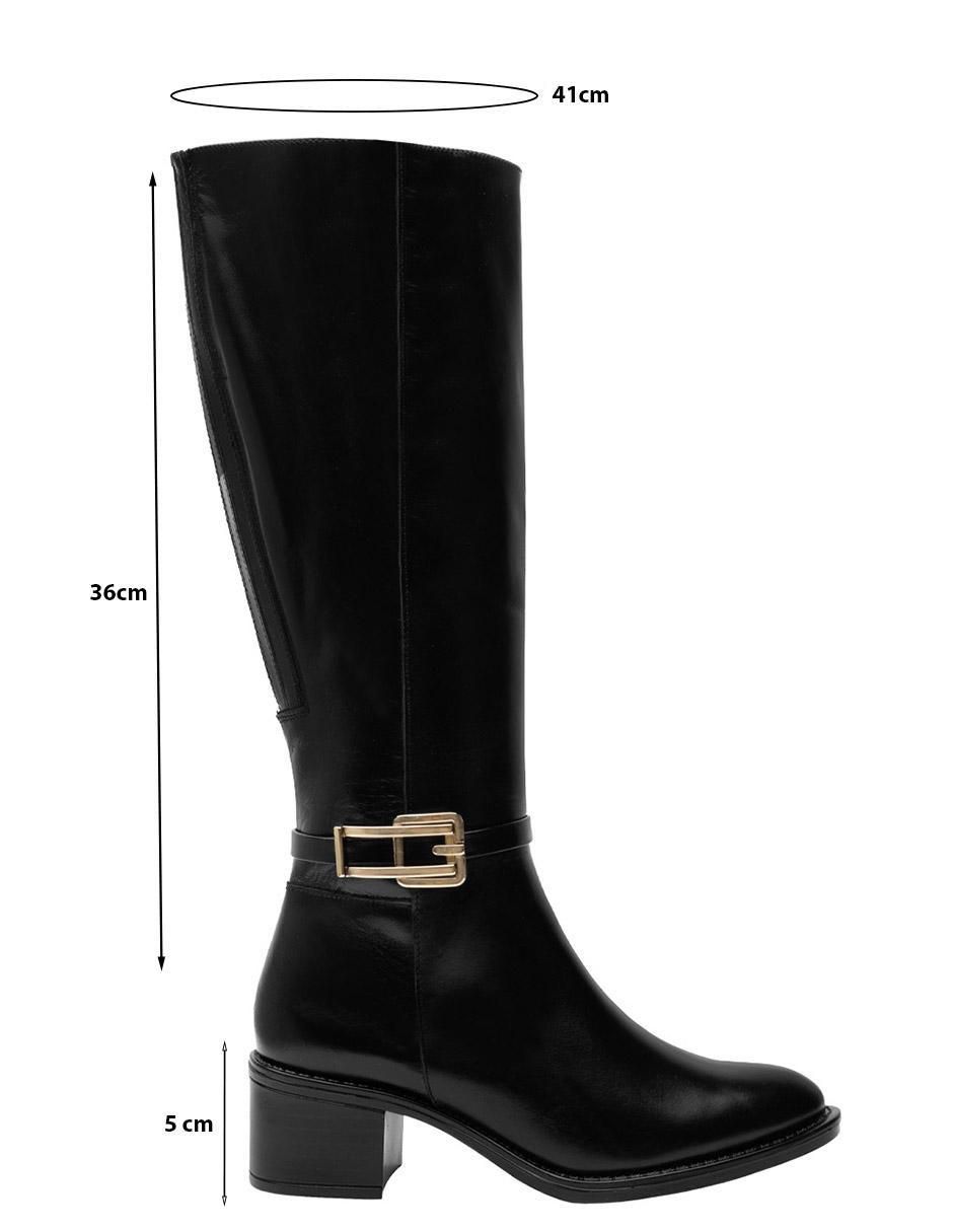 Bota abajo de la rodilla Dorothy Gaynor de piel para mujer