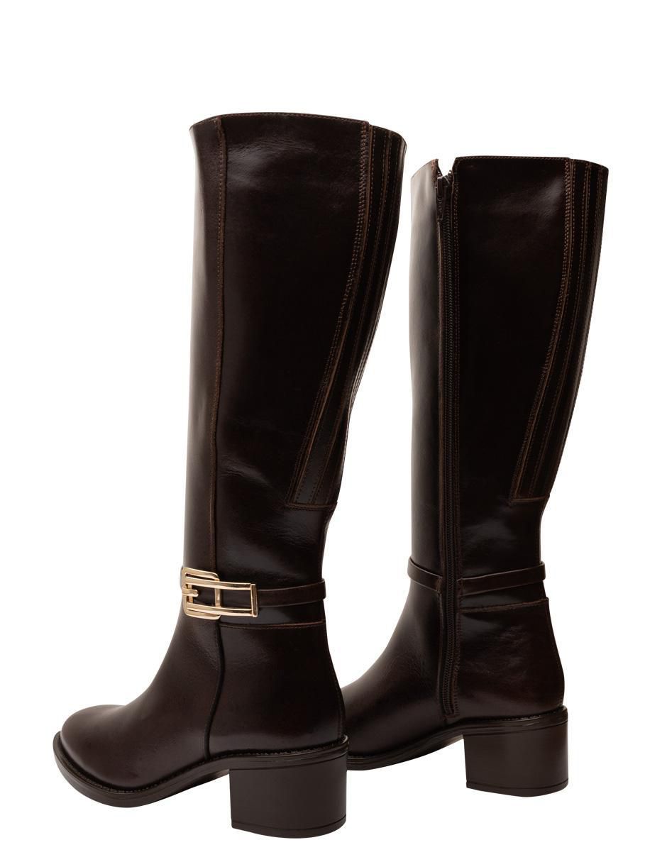 Bota abajo de la rodilla Dorothy Gaynor de piel para mujer