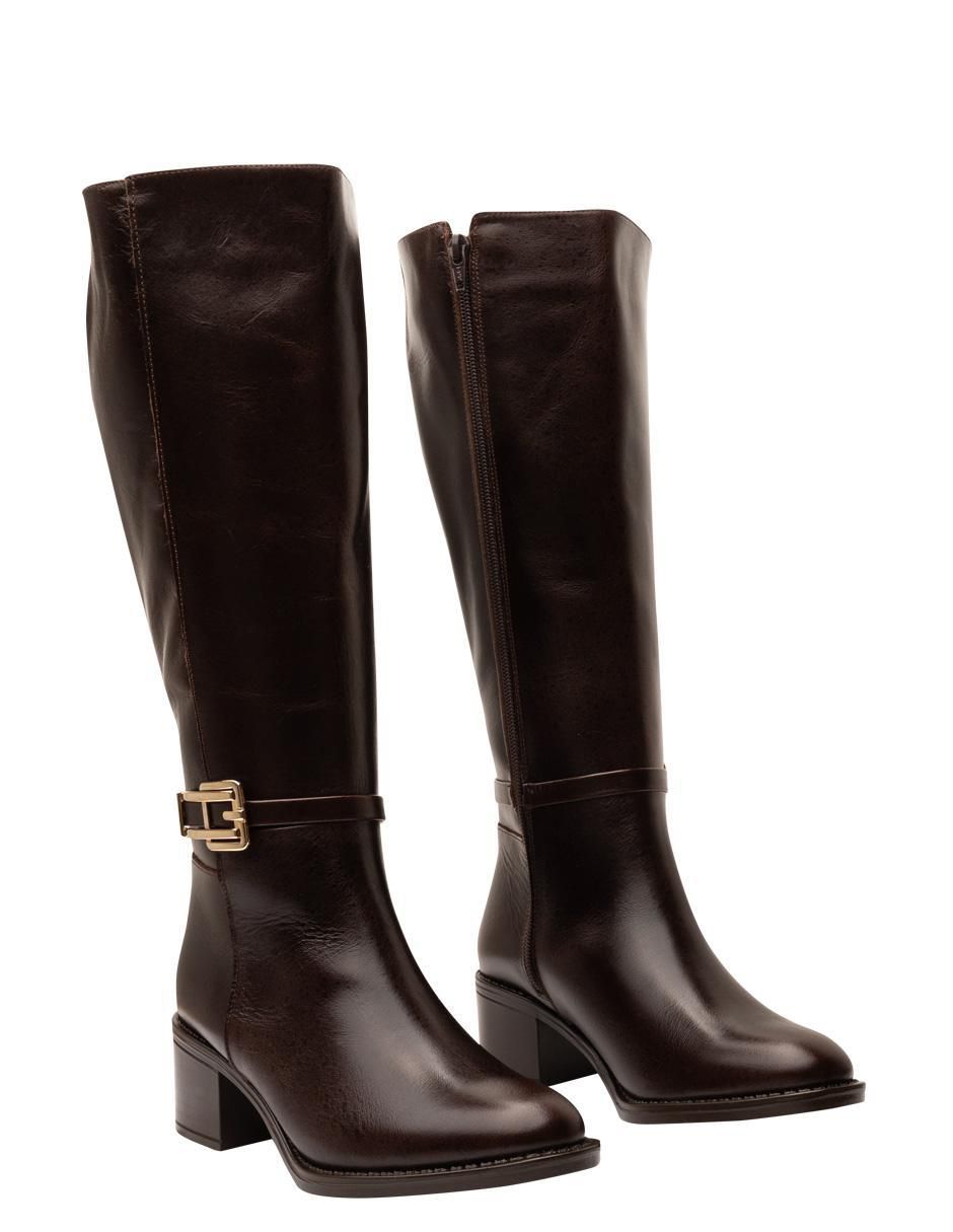 Bota abajo de la rodilla Dorothy Gaynor de piel para mujer