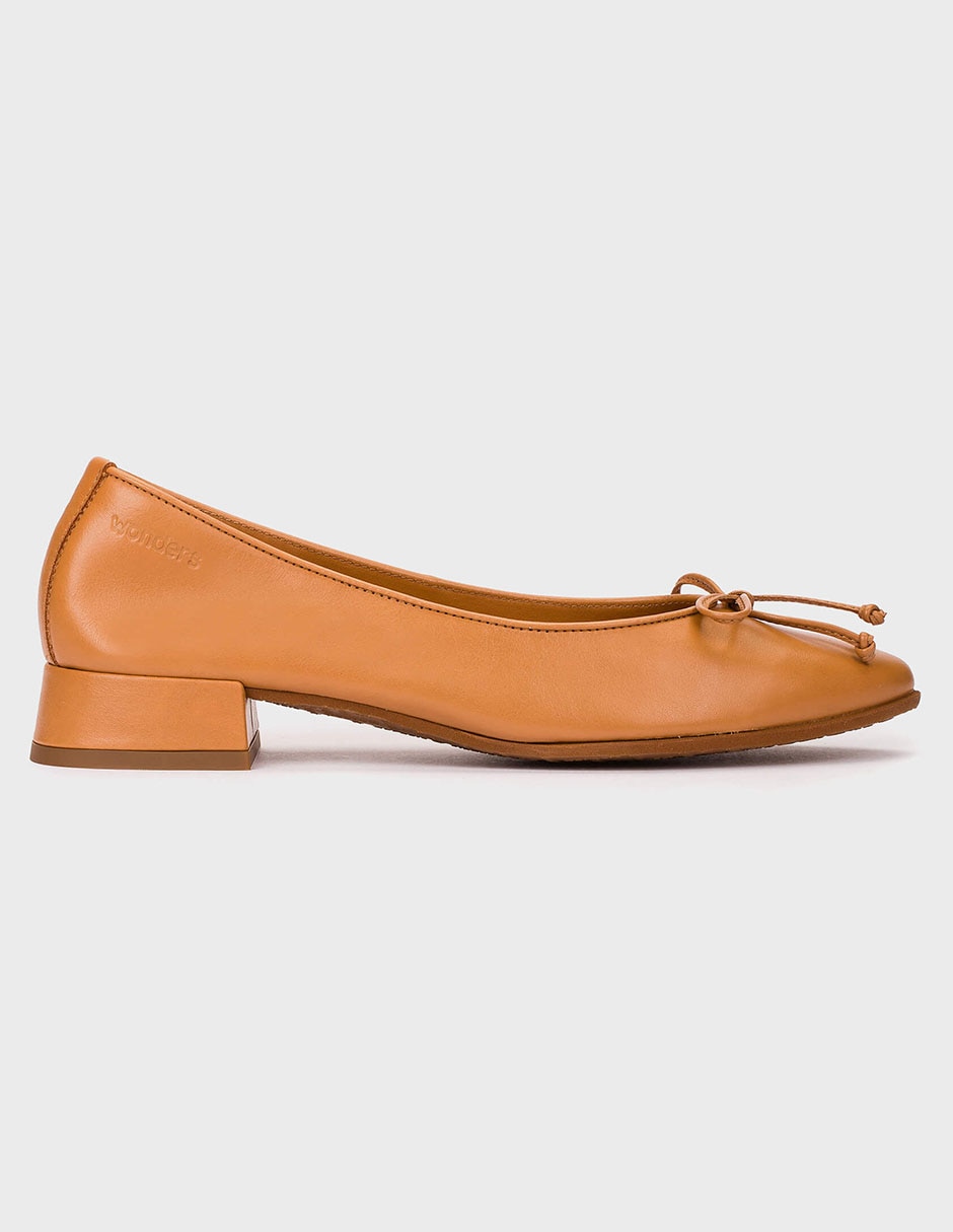 Balerina de piel para mujer 1