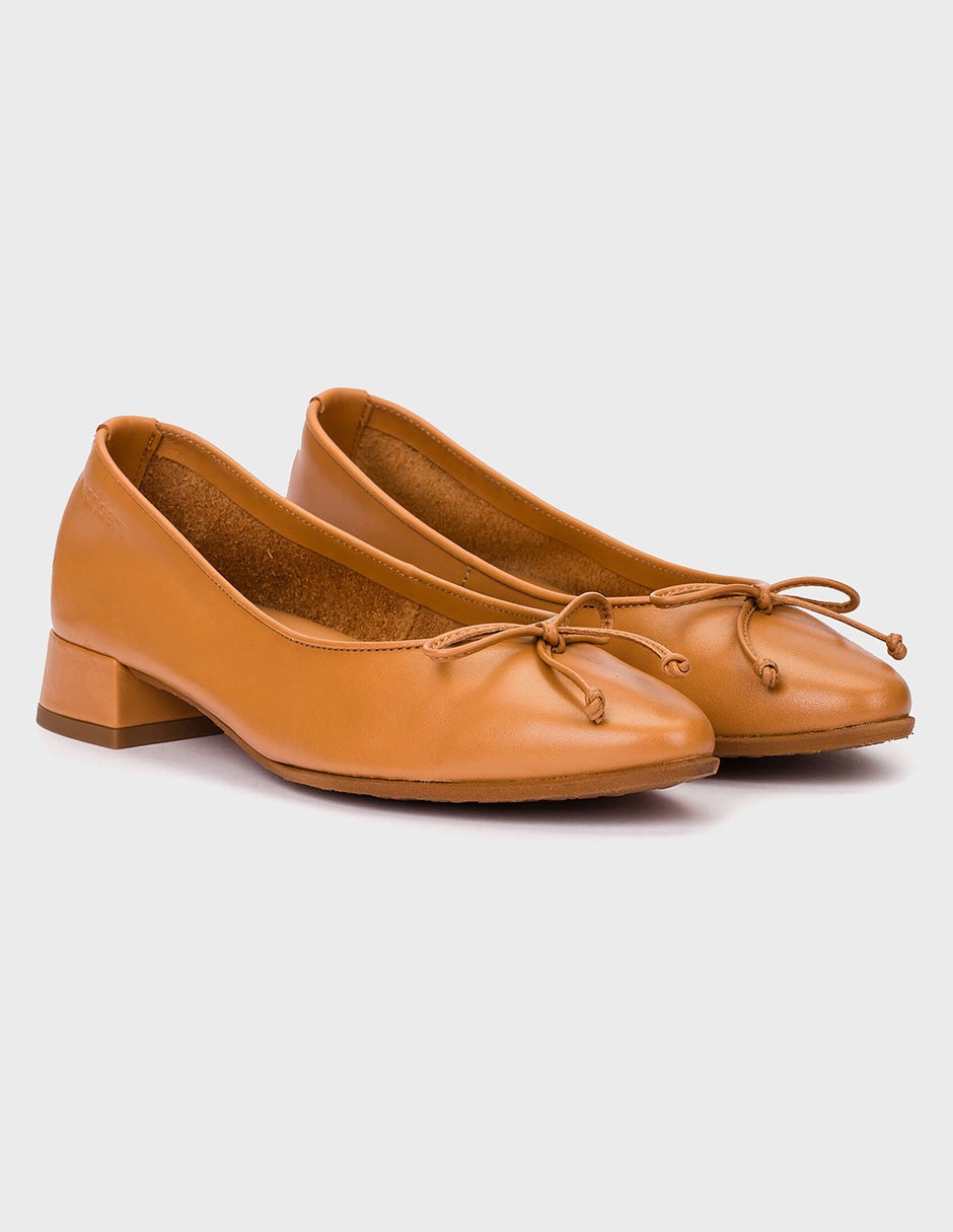 Balerina de piel para mujer 5