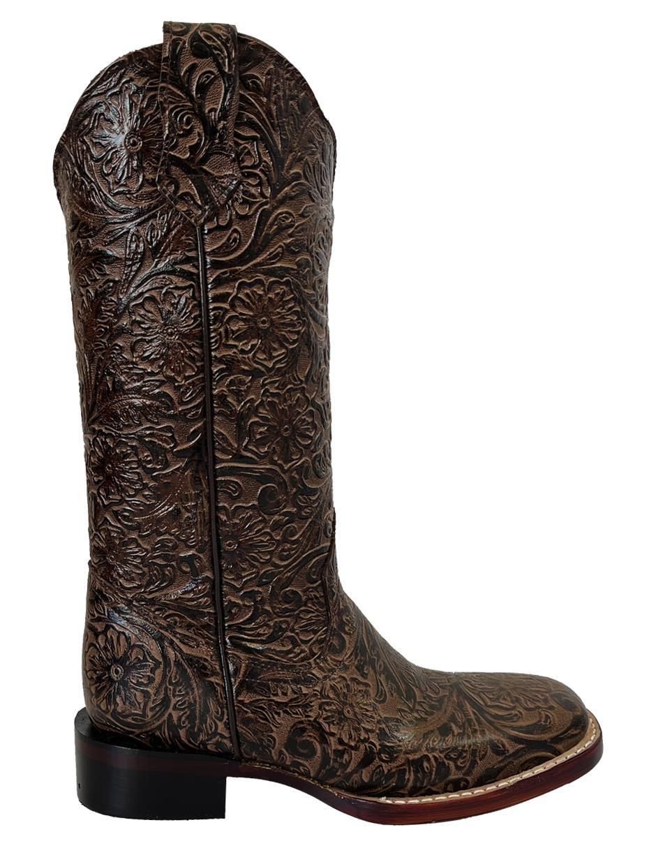Bota cowboy media pierna Bdp Botas De Pedro de piel para mujer