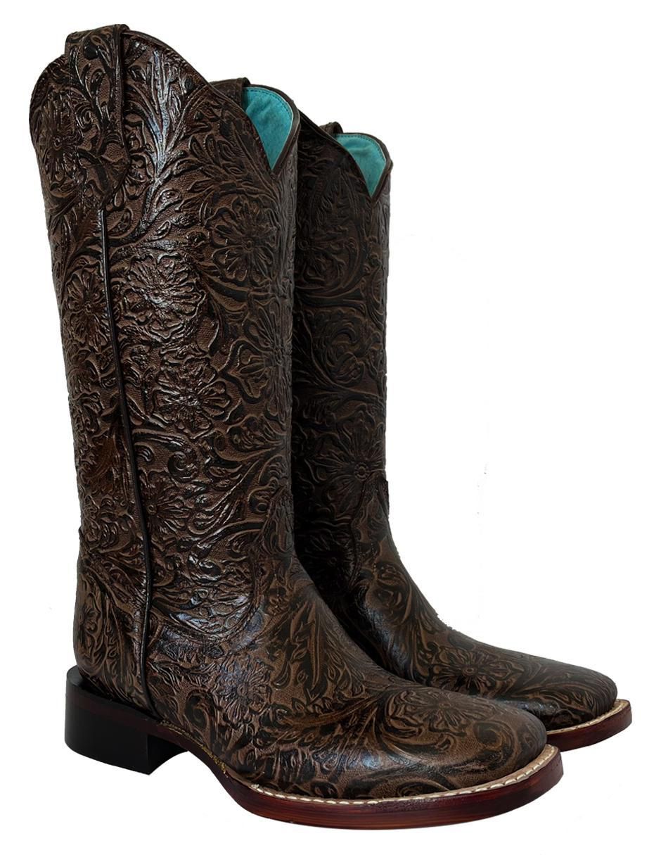 Bota cowboy media pierna Bdp Botas De Pedro de piel para mujer