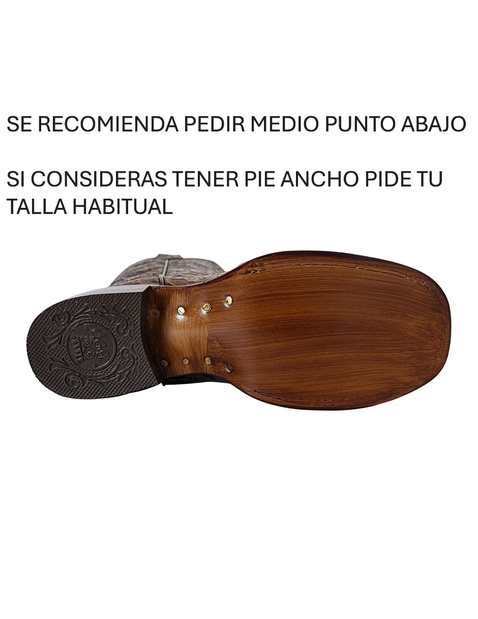 Bota cowboy media pierna Bdp Botas De Pedro de piel para mujer