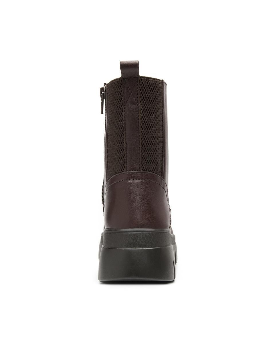 Bota arriba del tobillo Flexi de piel para mujer