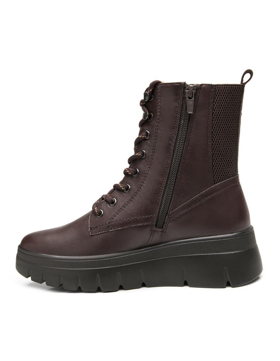 Bota arriba del tobillo Flexi de piel para mujer