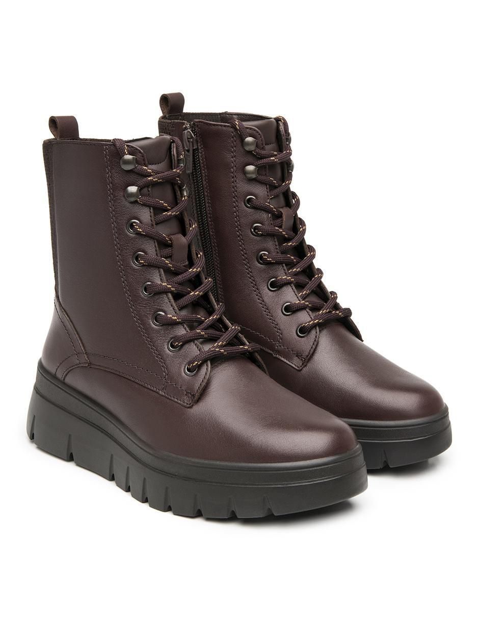 Bota arriba del tobillo Flexi de piel para mujer