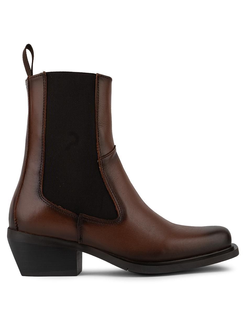 Bota chelsea arriba del tobillo Hamilton Footwear Sophia Cognac de piel para mujer