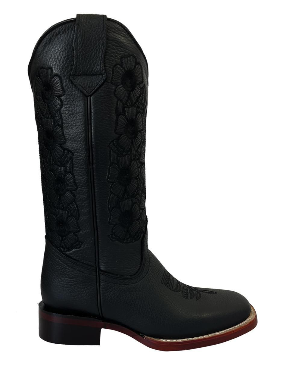 Bota cowboy media pierna Bdp Botas De Pedro de piel para mujer