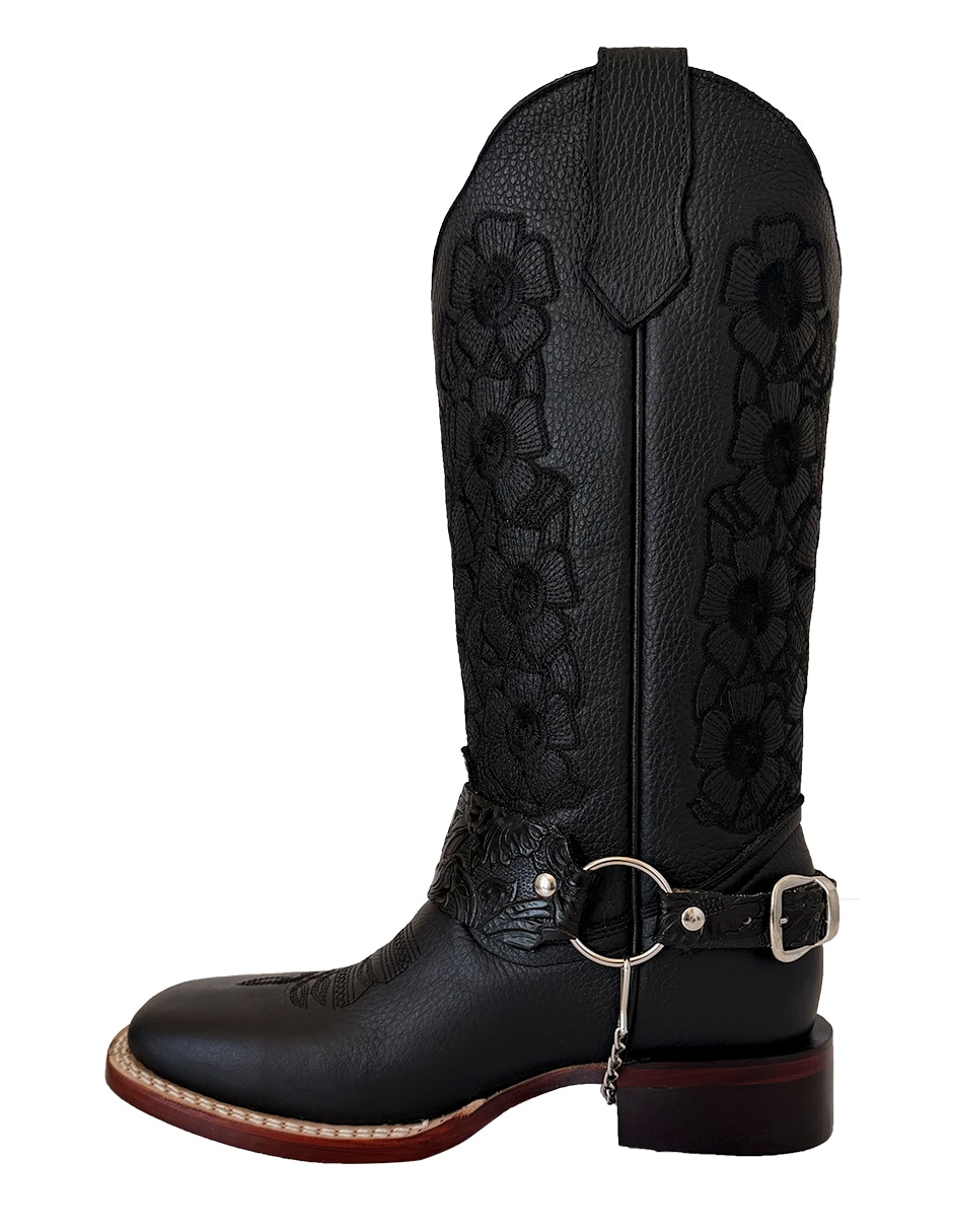Bota cowboy media pierna Bdp Botas De Pedro de piel para mujer