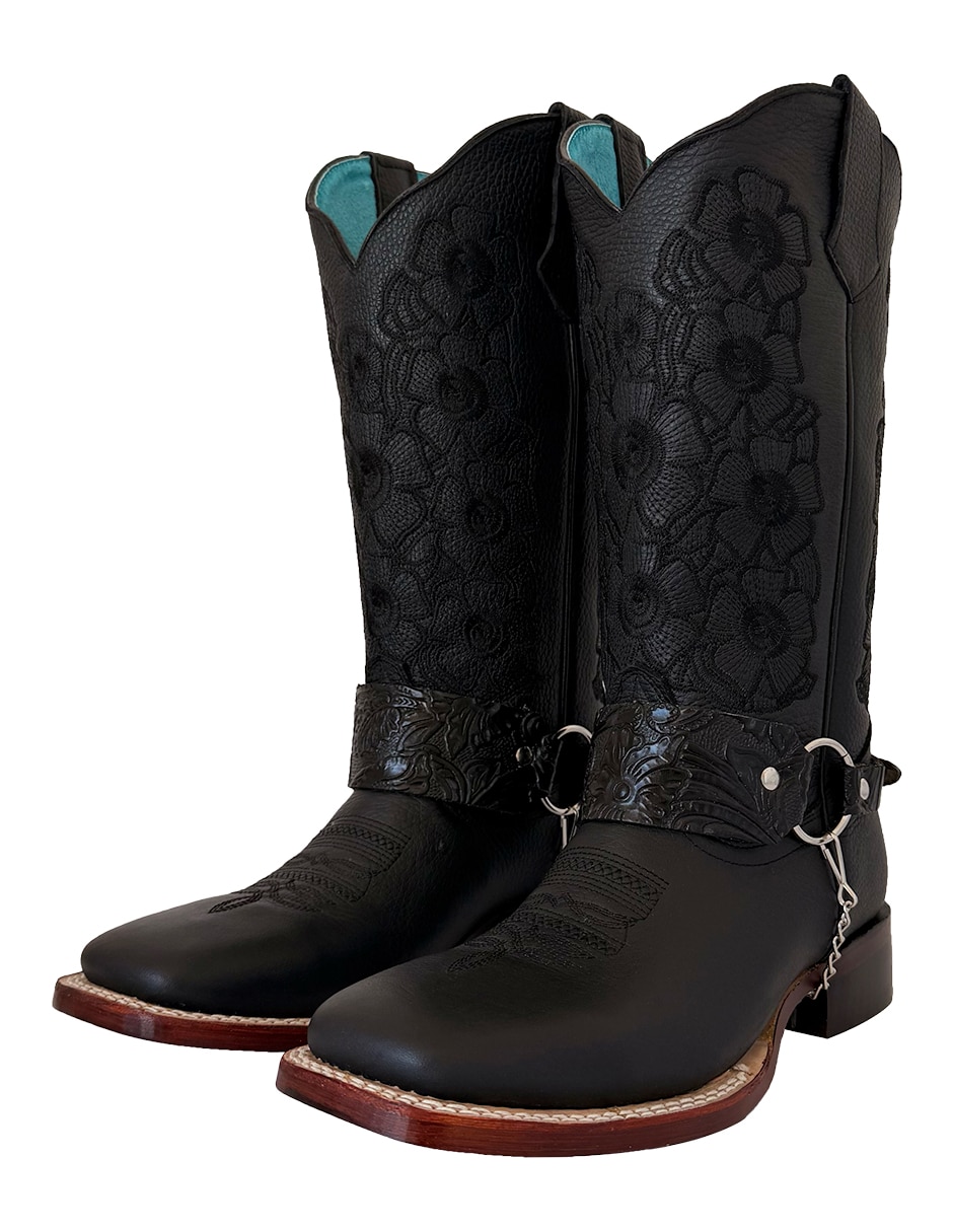 Bota cowboy media pierna Bdp Botas De Pedro de piel para mujer