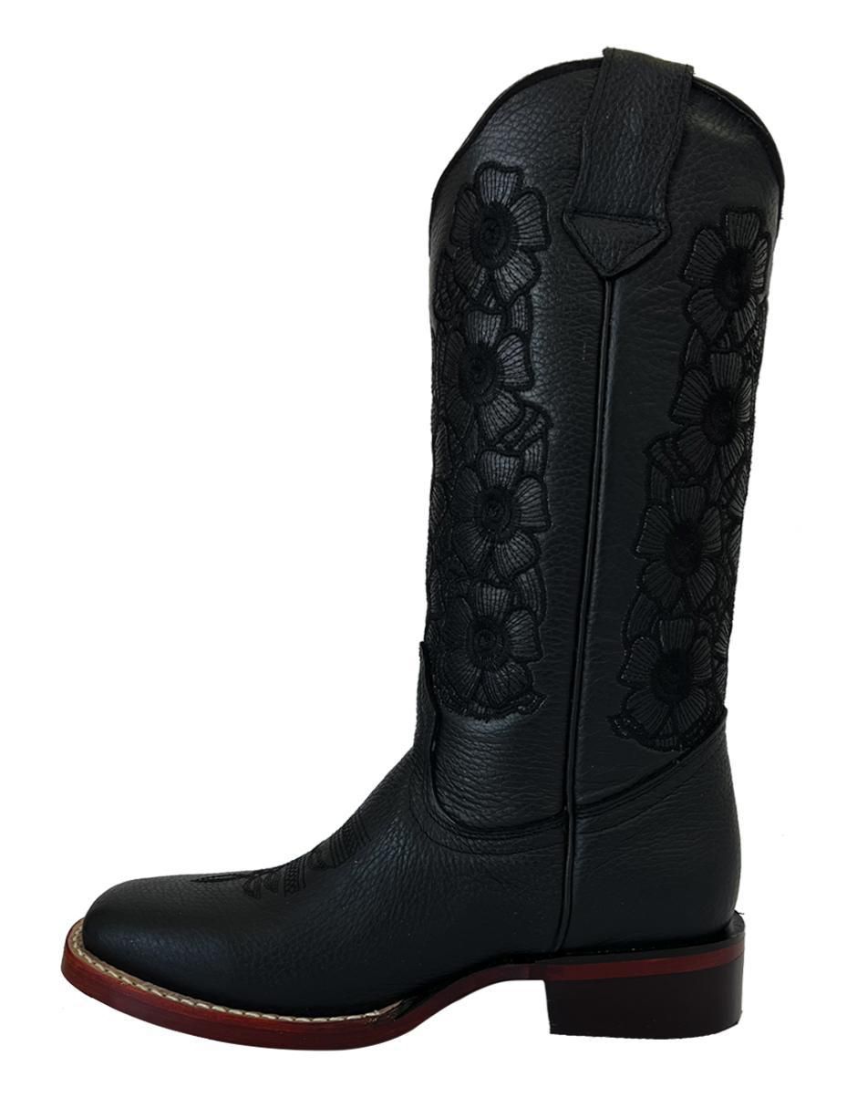 Bota cowboy media pierna Bdp Botas De Pedro de piel para mujer