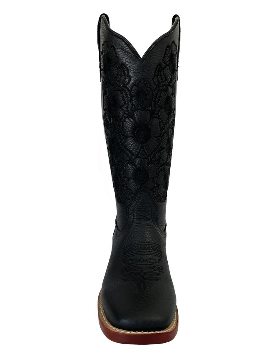Bota cowboy media pierna Bdp Botas De Pedro de piel para mujer